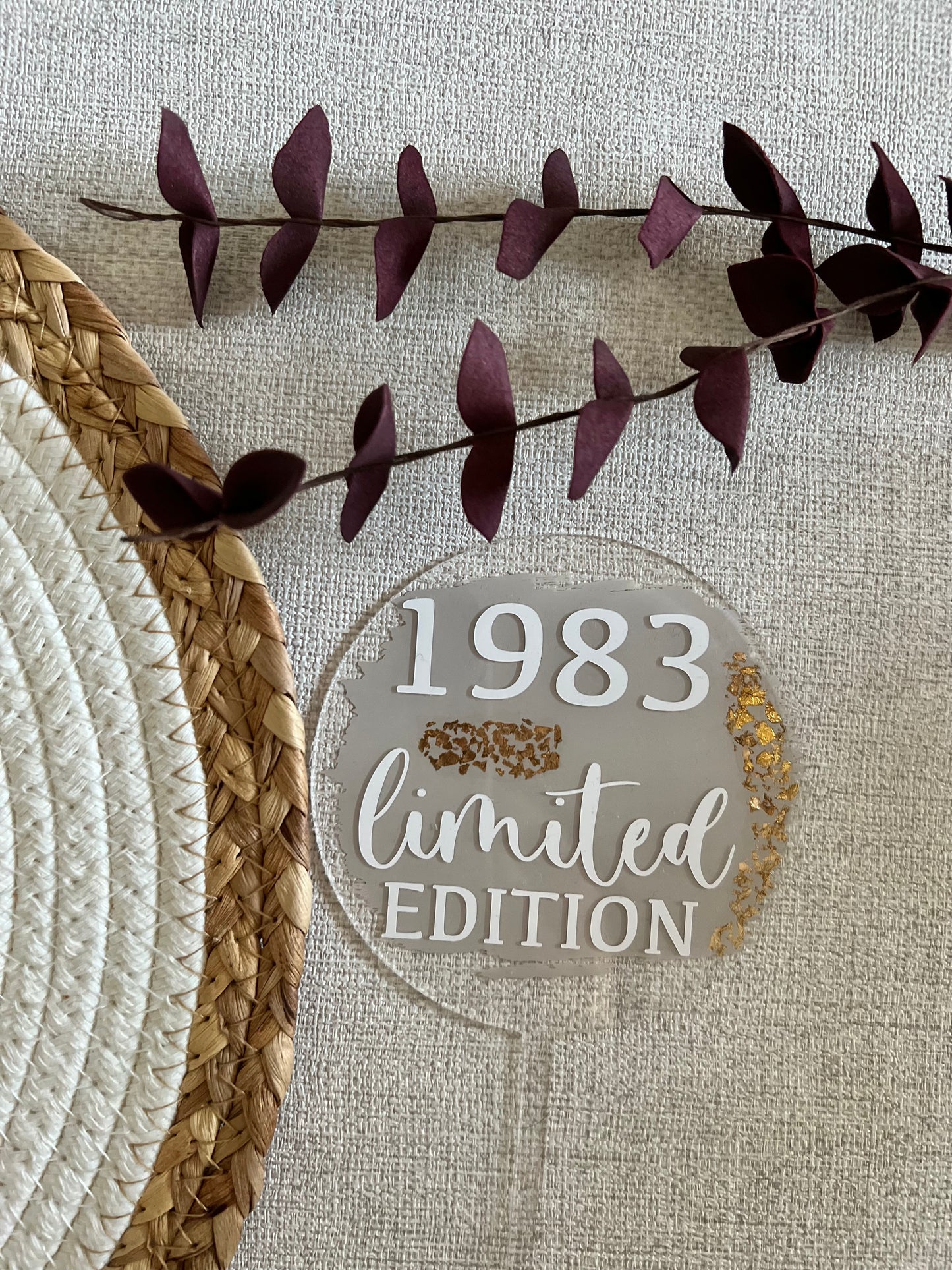 Design your own cake topper - personalised