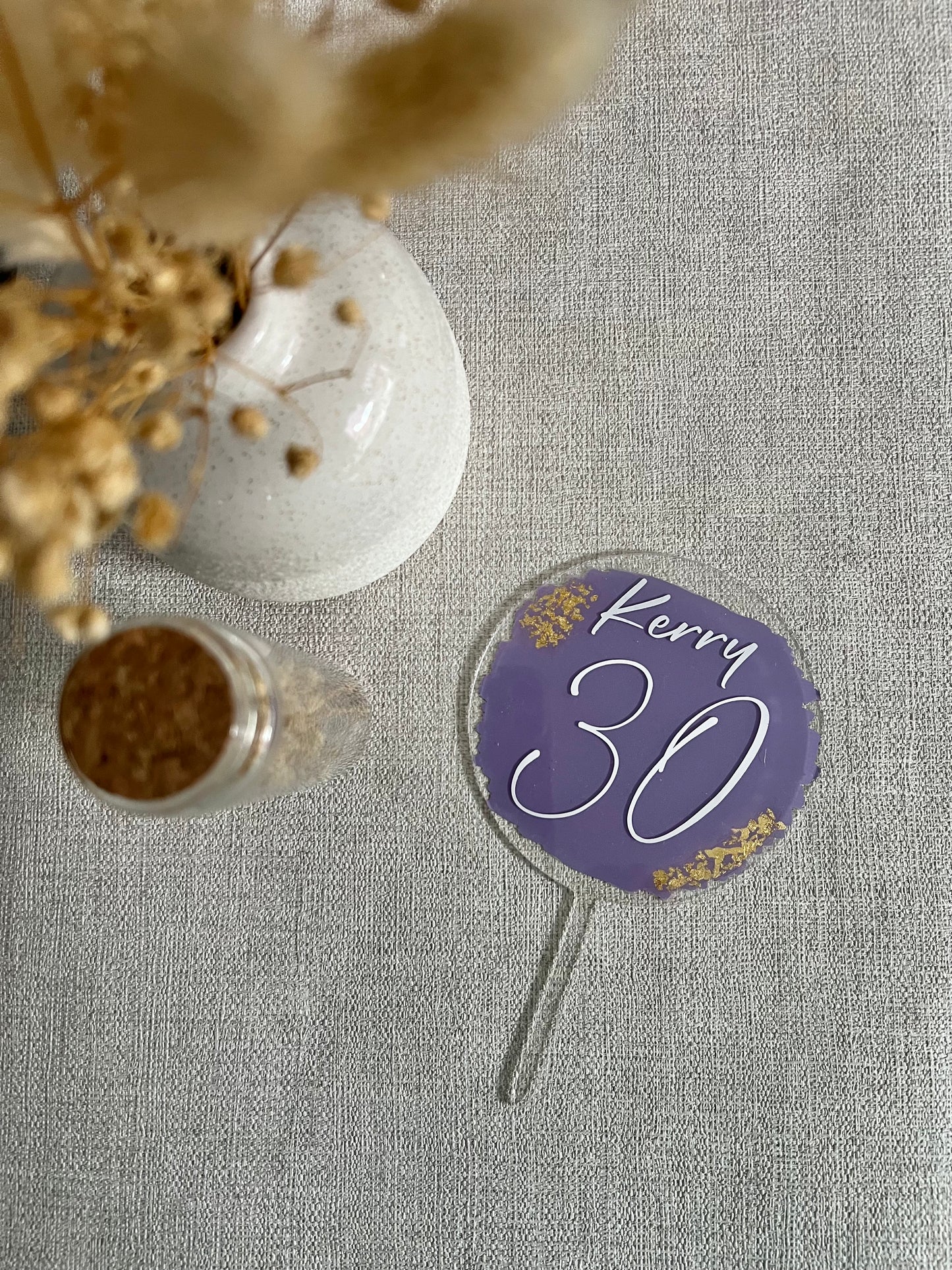 Design your own cake topper - personalised