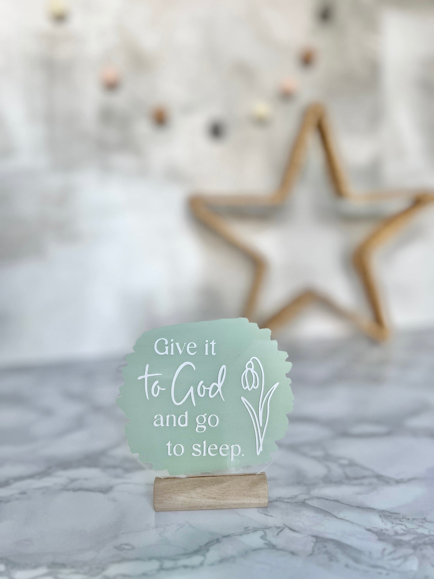Give it to God acrylic plaque
