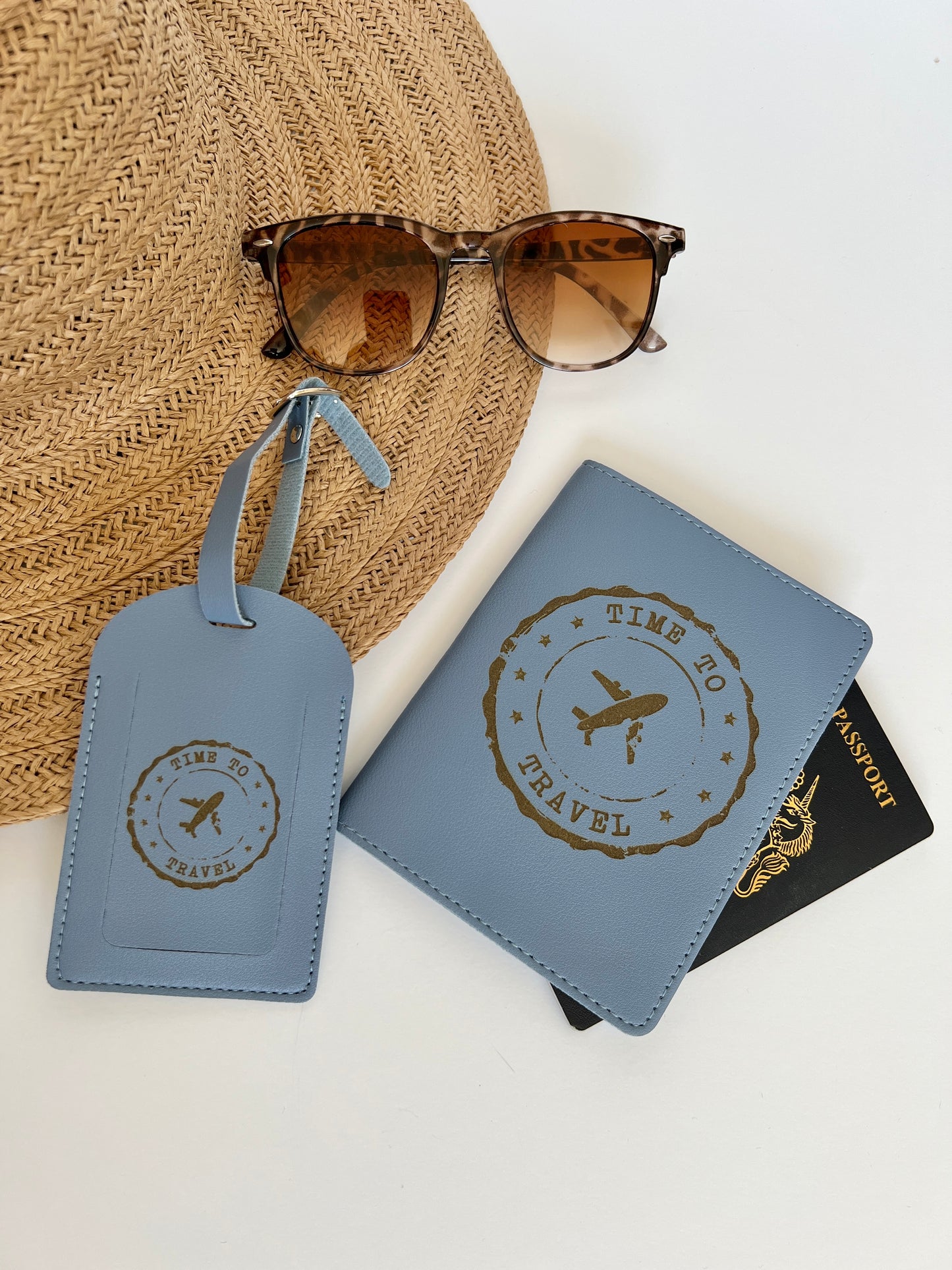 Passport cover & luggage tag set