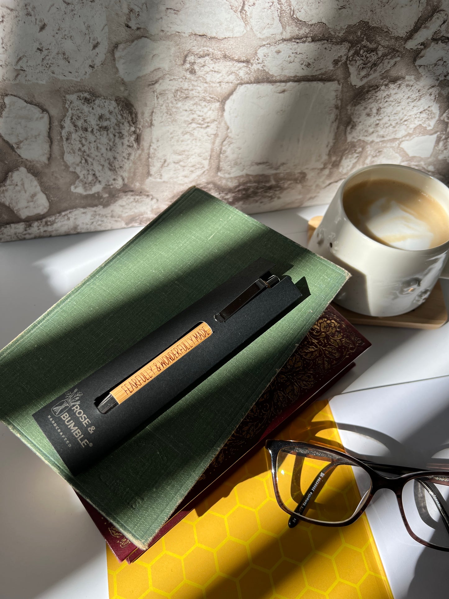 Fearfully & wonderfully made engraved bamboo pen