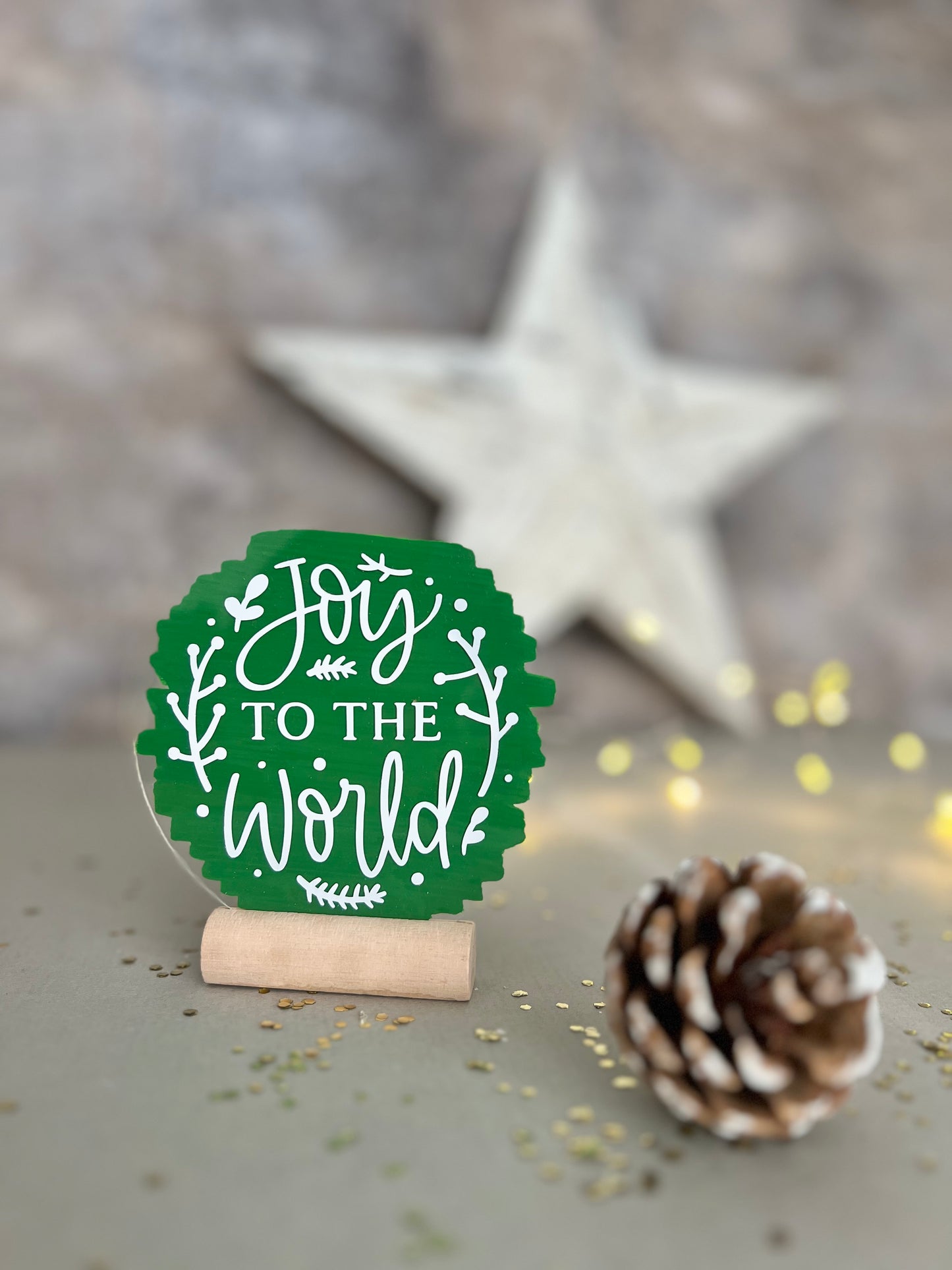 Joy to the world acrylic plaque