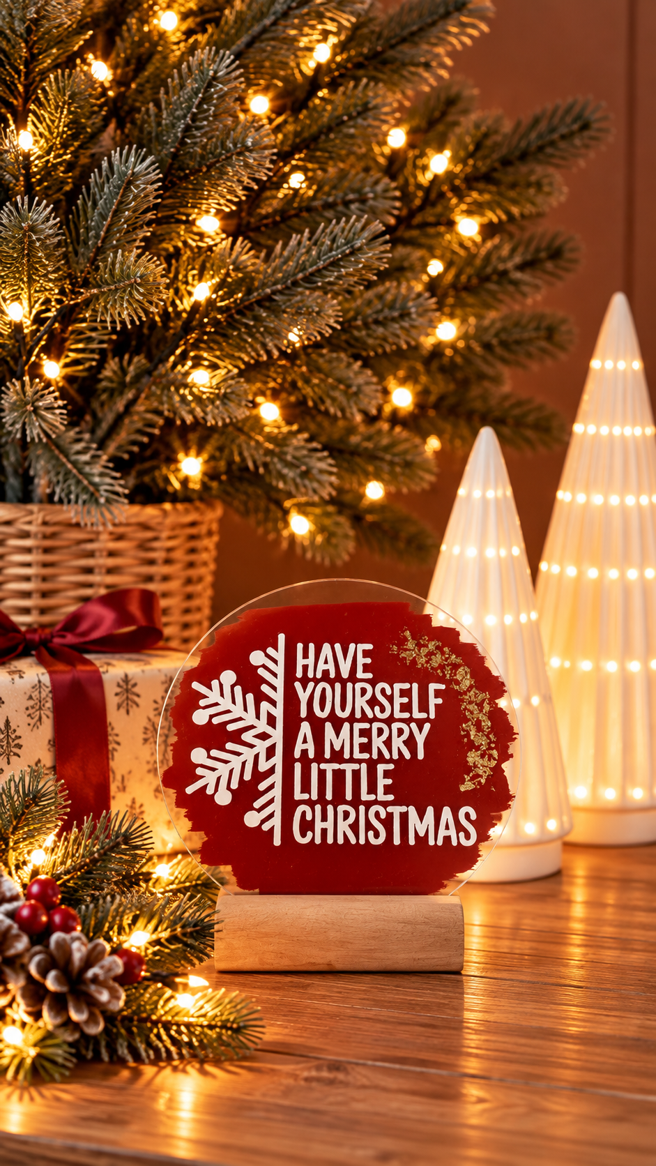Have Yourself a Merry Little Christmas Acrylic Plaque