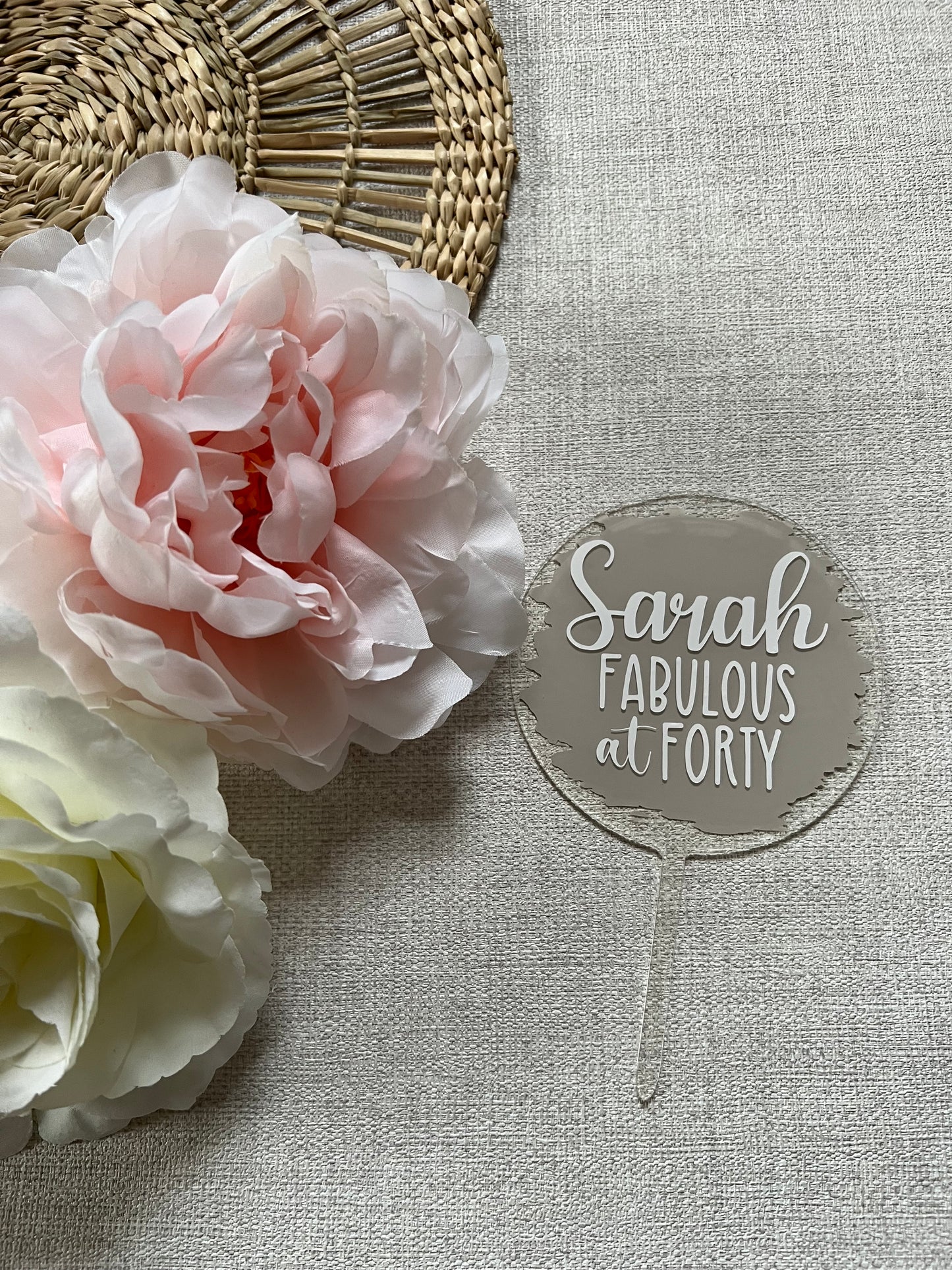 Design your own cake topper - personalised