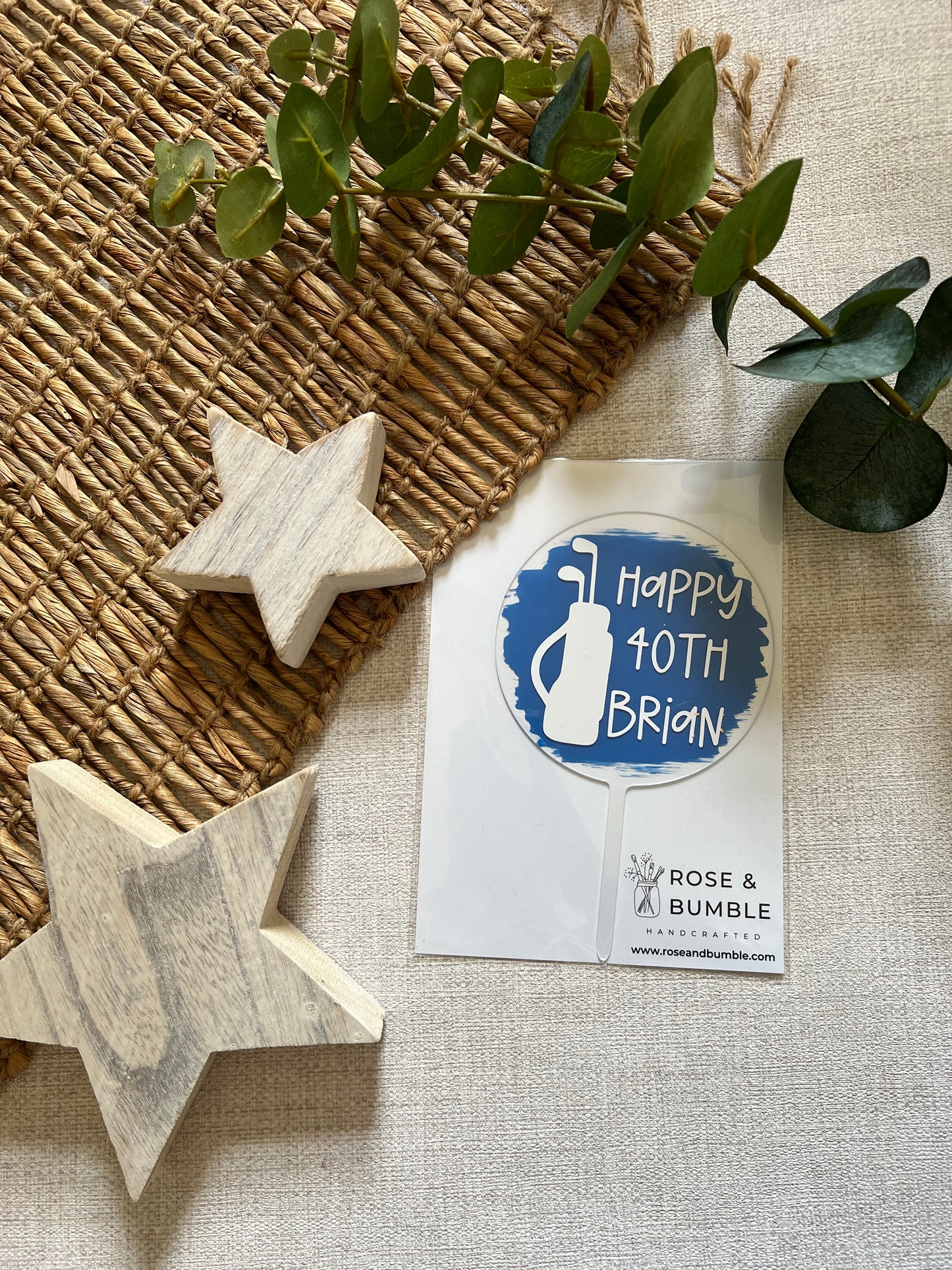 Design your own cake topper - personalised