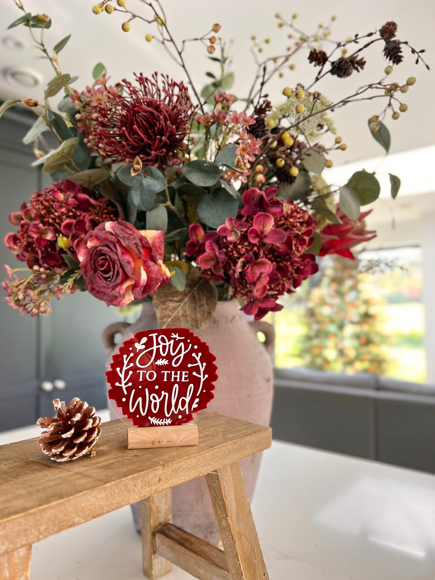 Joy to the world acrylic plaque