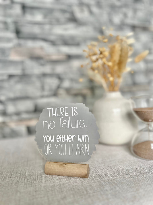 There is no failure acrylic plaque