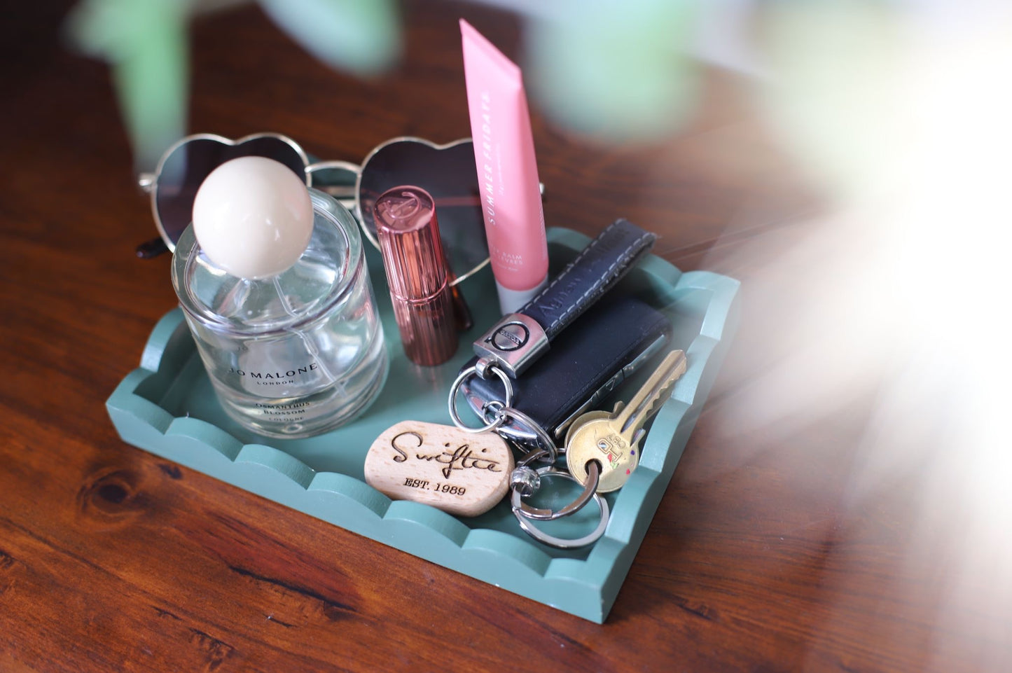 Taylor Swift Inspired Engraved Wooden Keyring: 'Swiftie Est 1989'