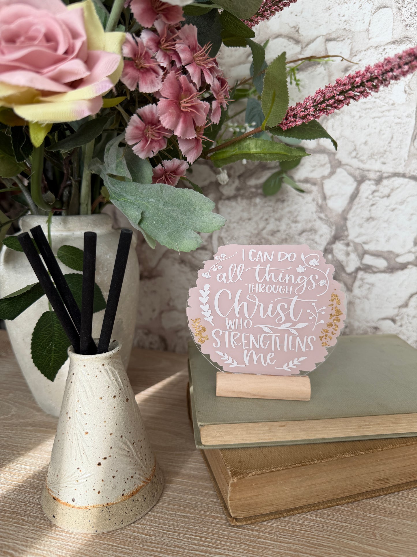 I can do all things (Phil 4:13) acrylic plaque