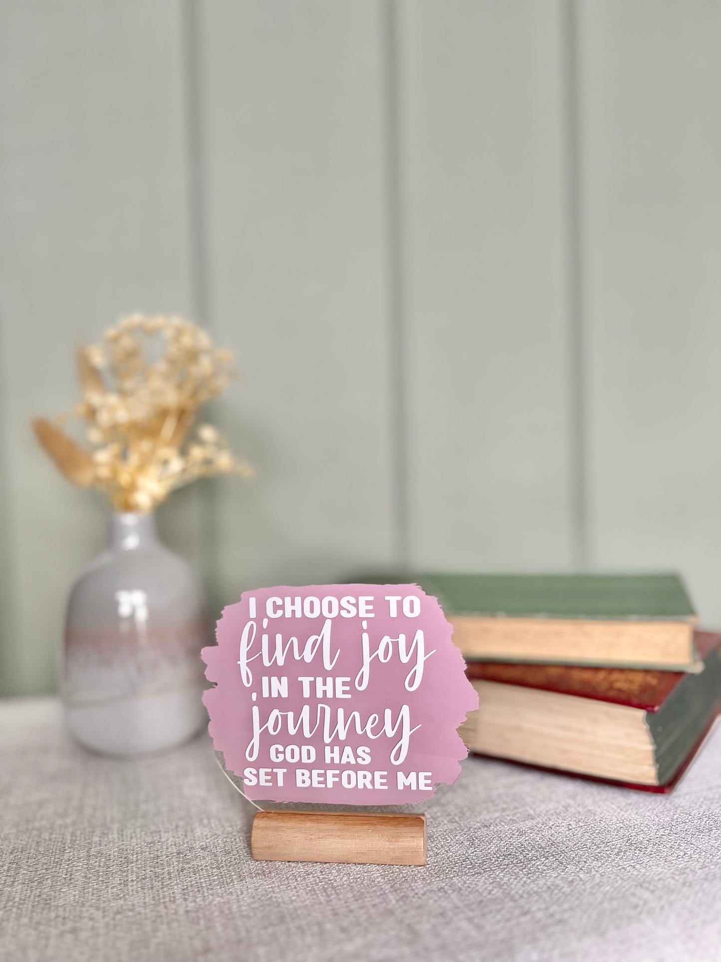 I choose to find joy acrylic plaque