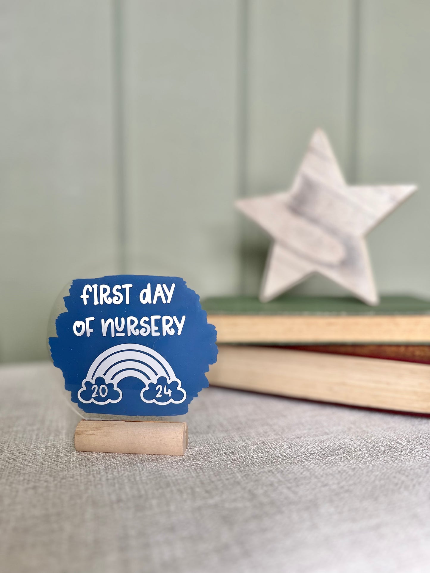 First day of nursery 2024 (non personalised) plaque