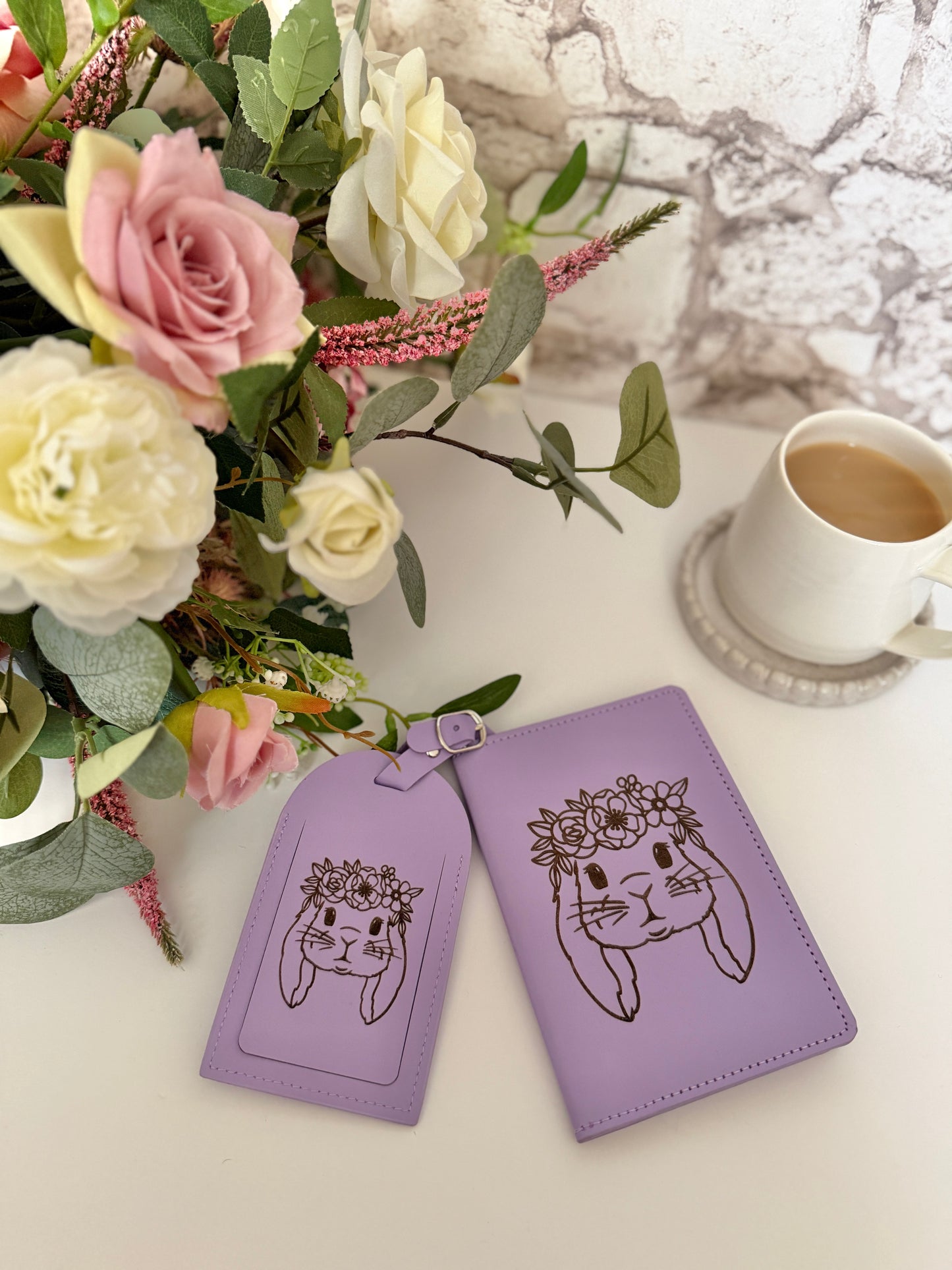 Passport cover & luggage tag set