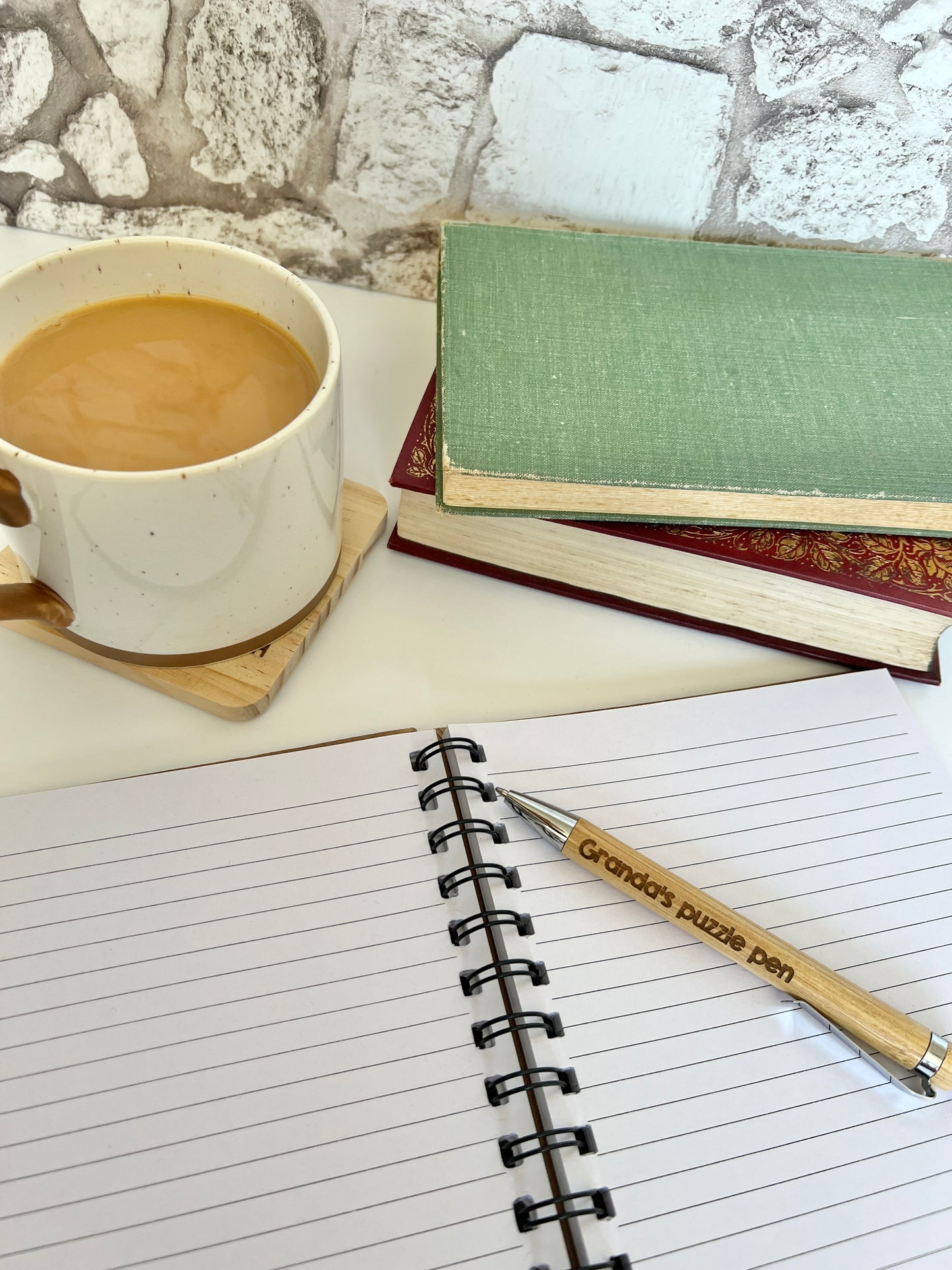 Granda’s puzzle pen (engraved bamboo pen)