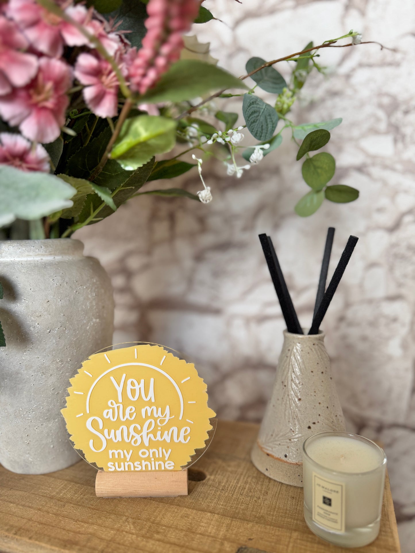 You are my sunshine acrylic plaque