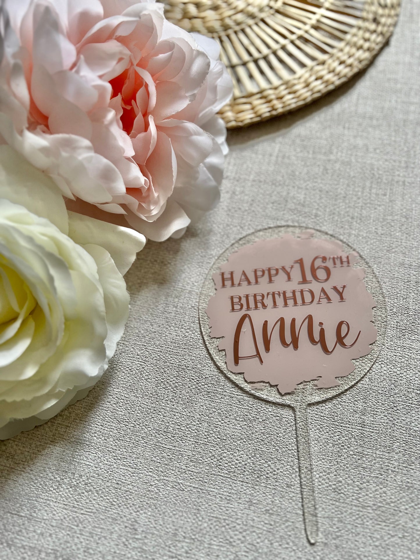 Design your own cake topper - personalised