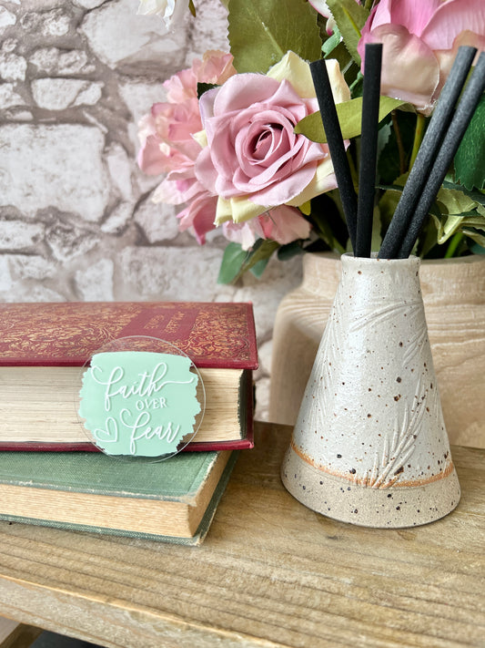 Faith over fear magnet