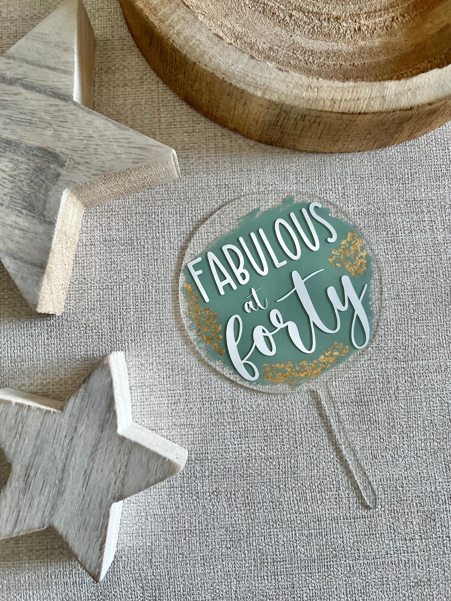 Design your own cake topper - personalised