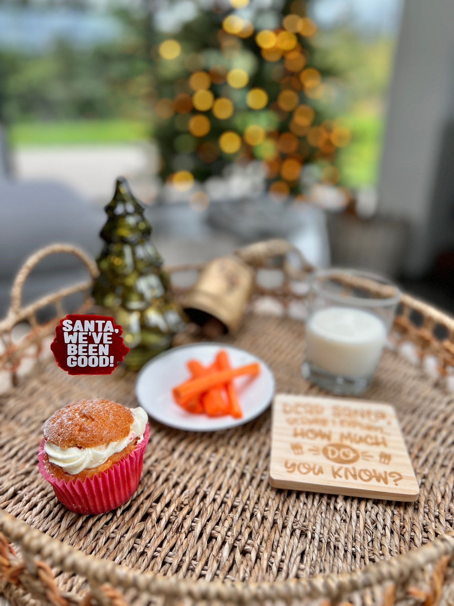 Santa’s treat topper