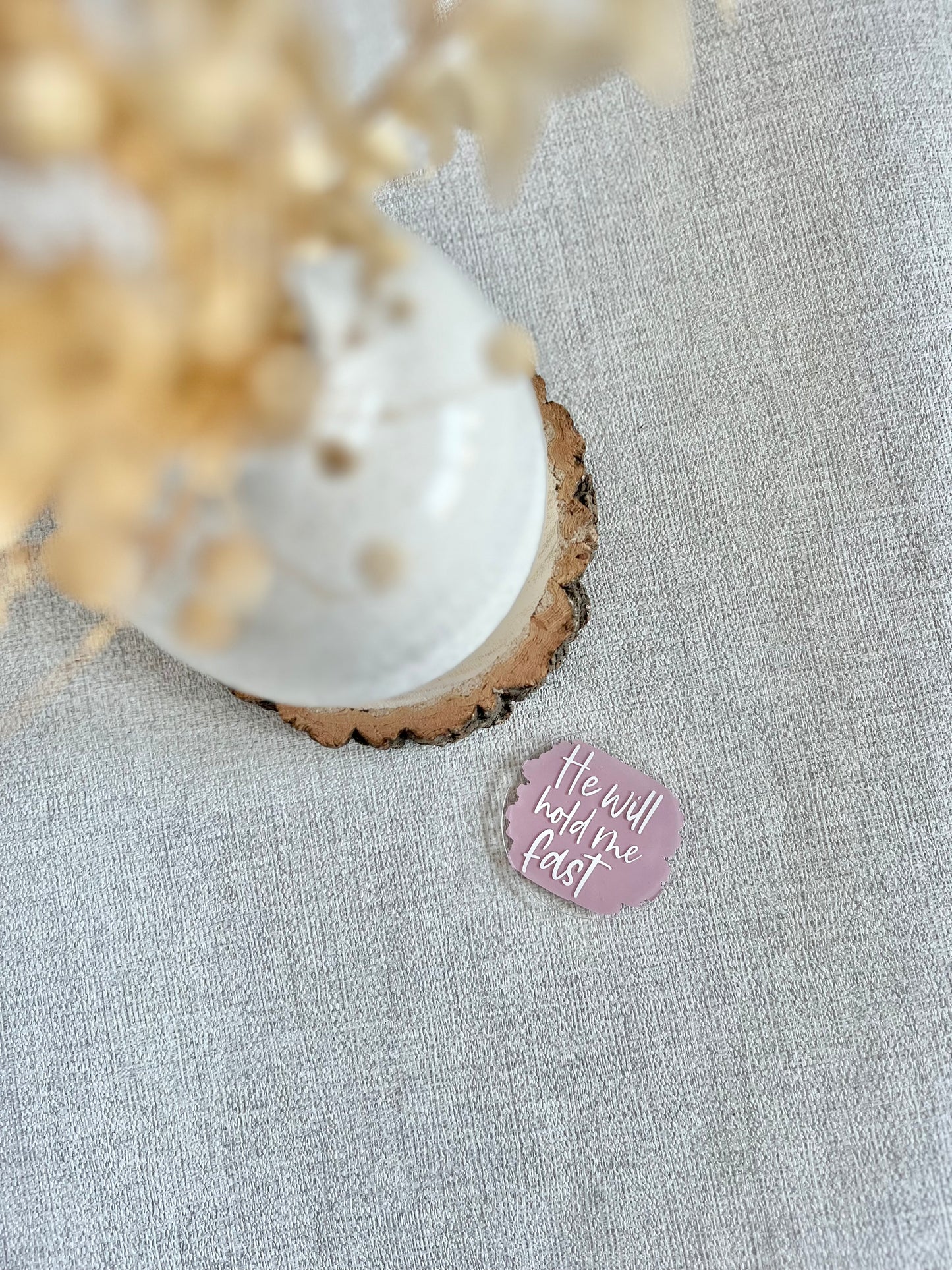 He will hold me fast magnet