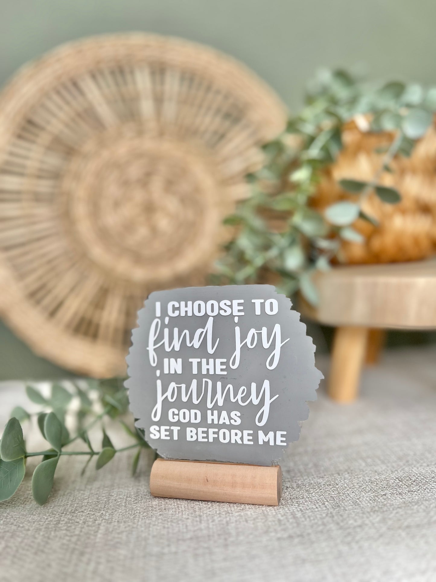 I choose to find joy acrylic plaque