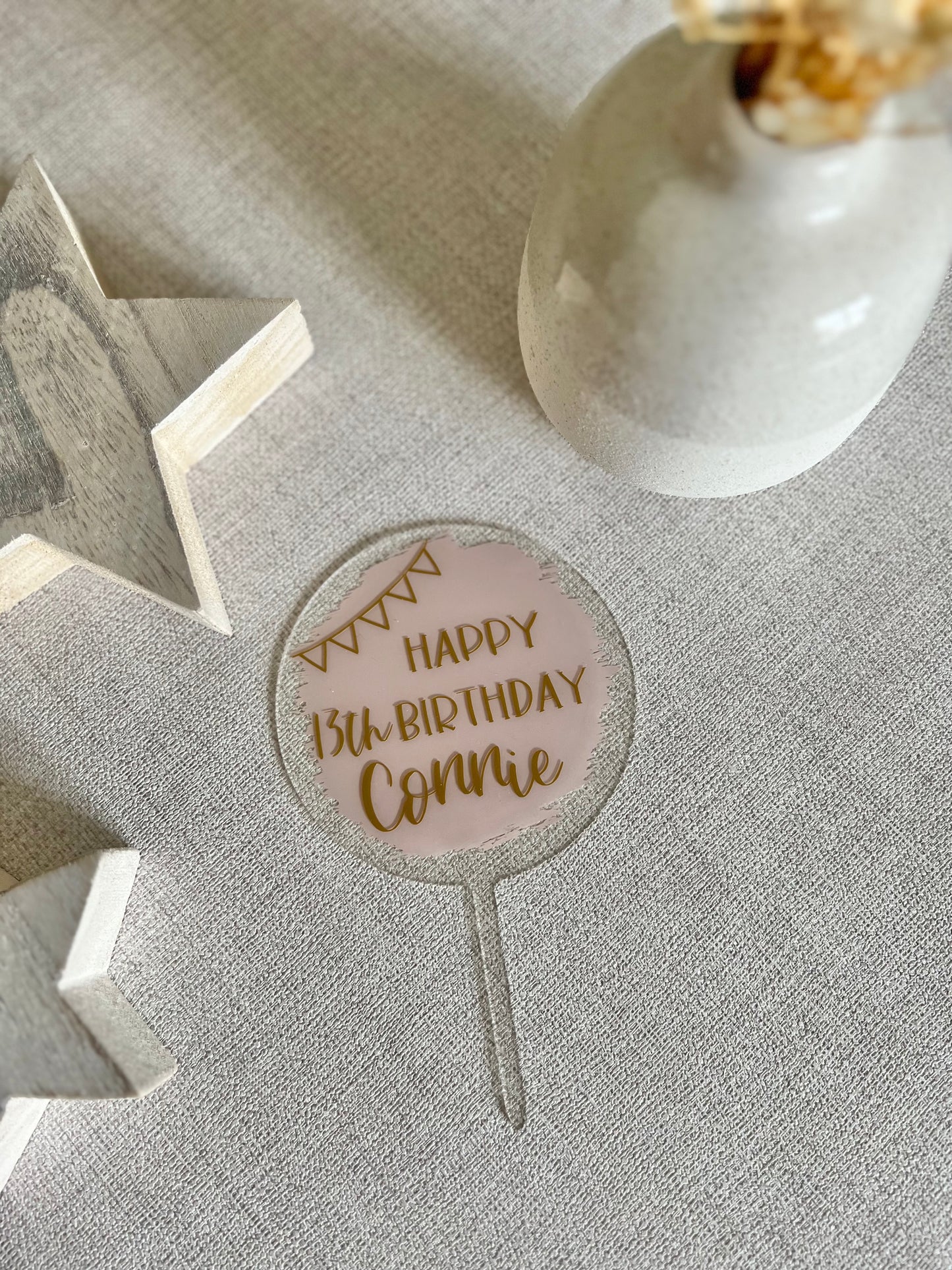 Design your own cake topper - personalised