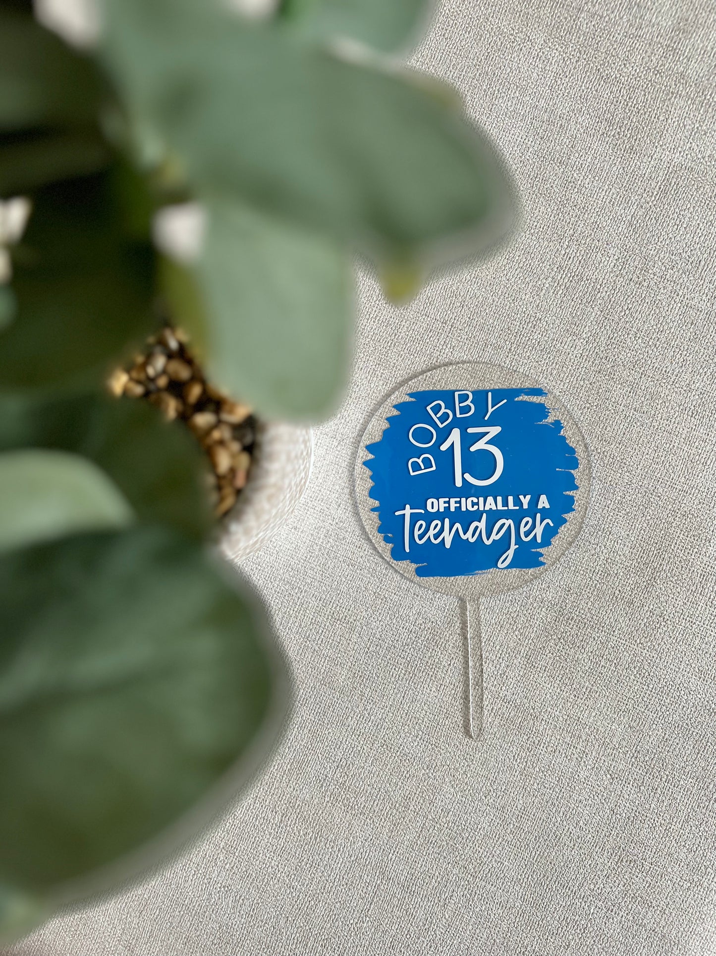 Design your own cake topper - personalised