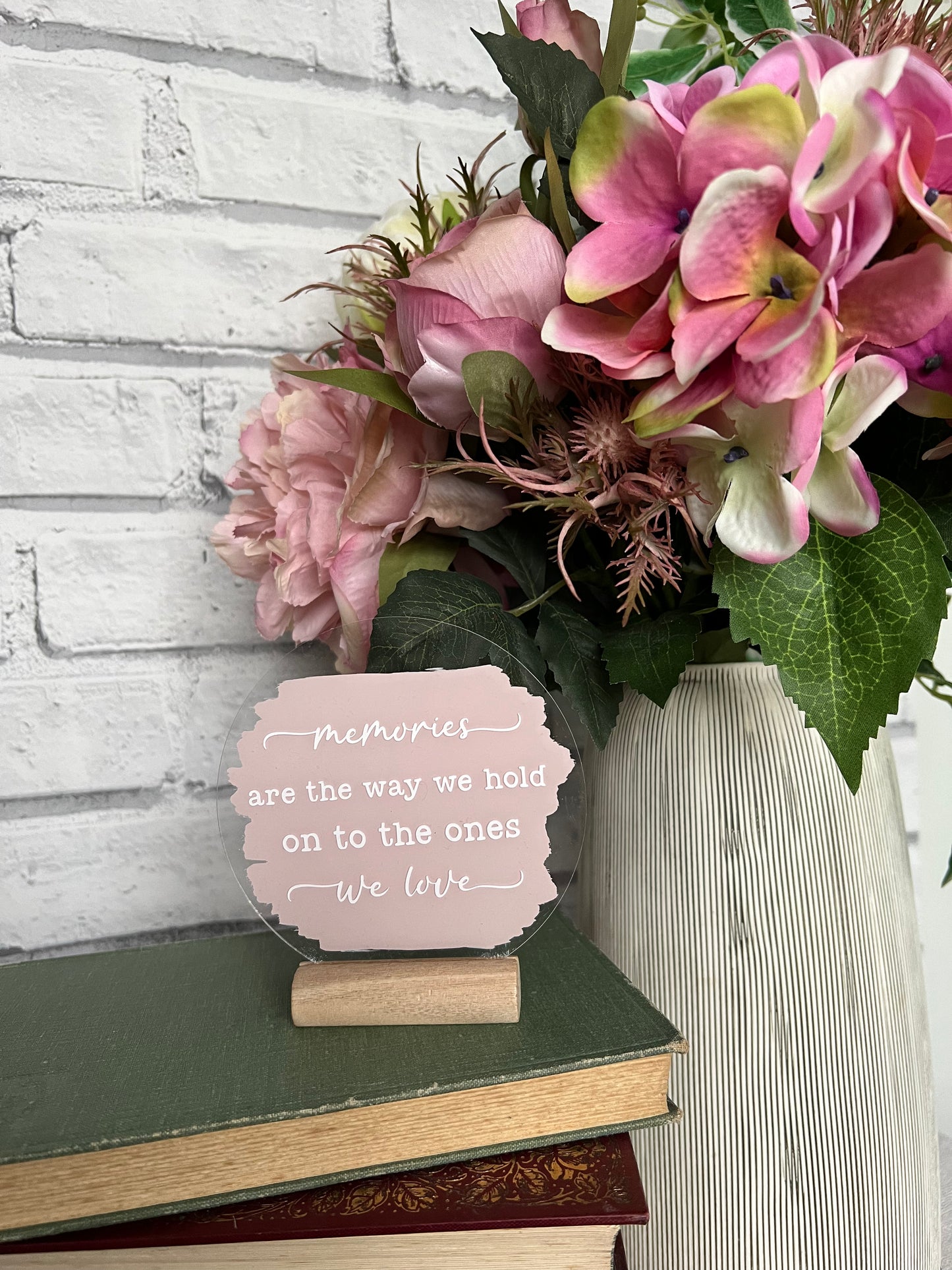 Memories acrylic plaque