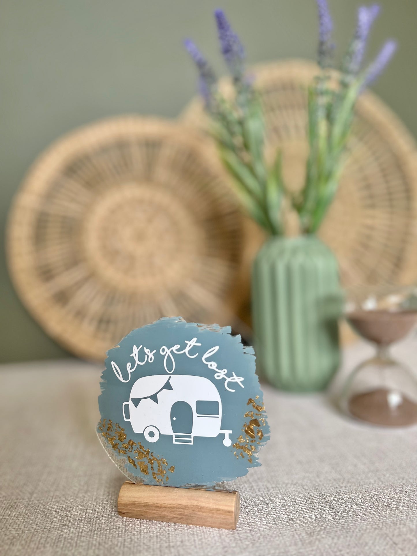 Let’s get lost acrylic plaque