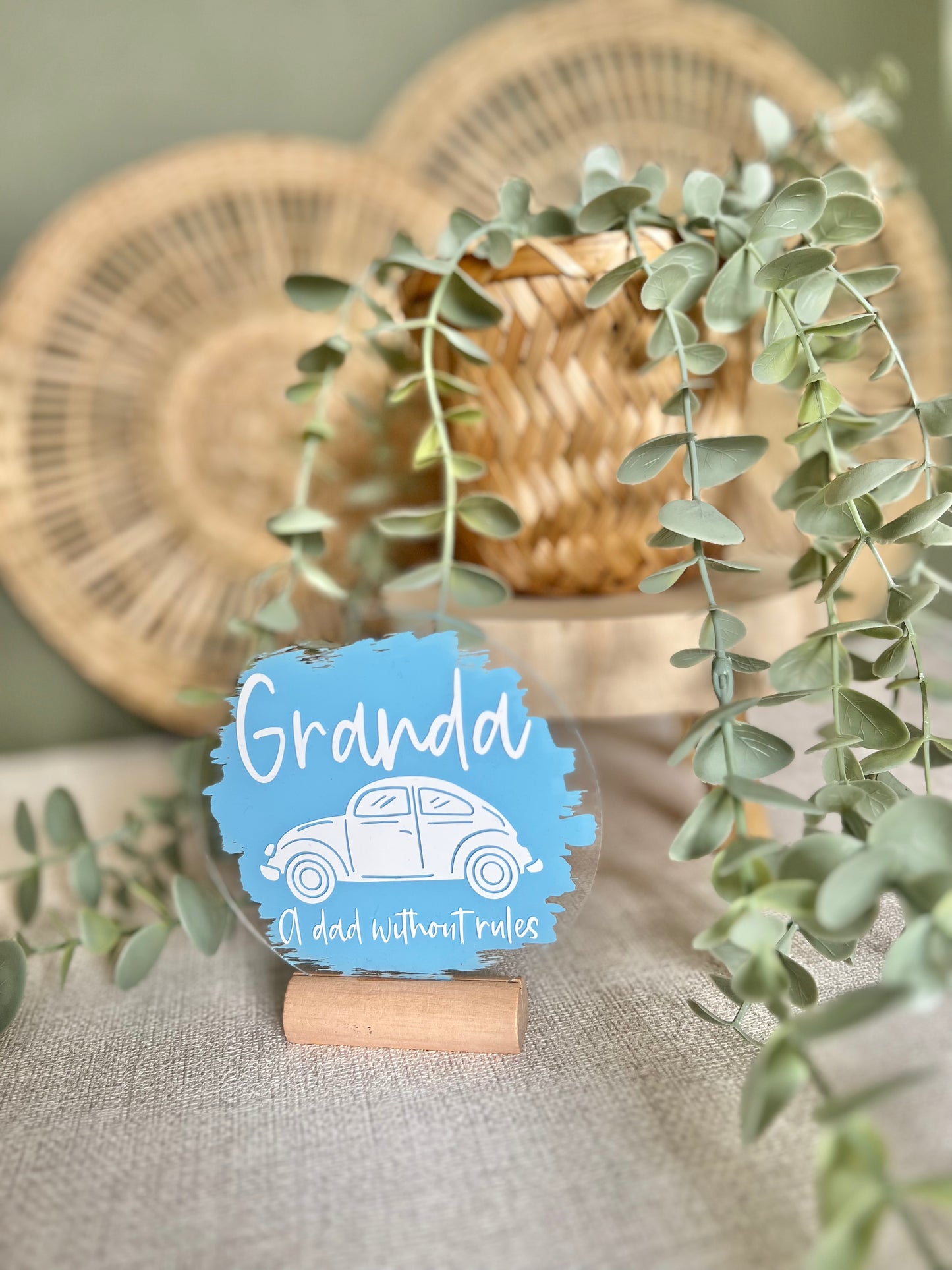 Granda car acrylic plaque