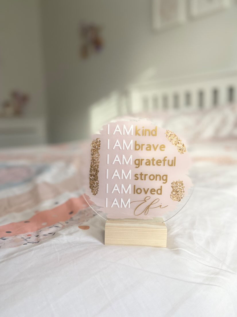 Affirmation plaques