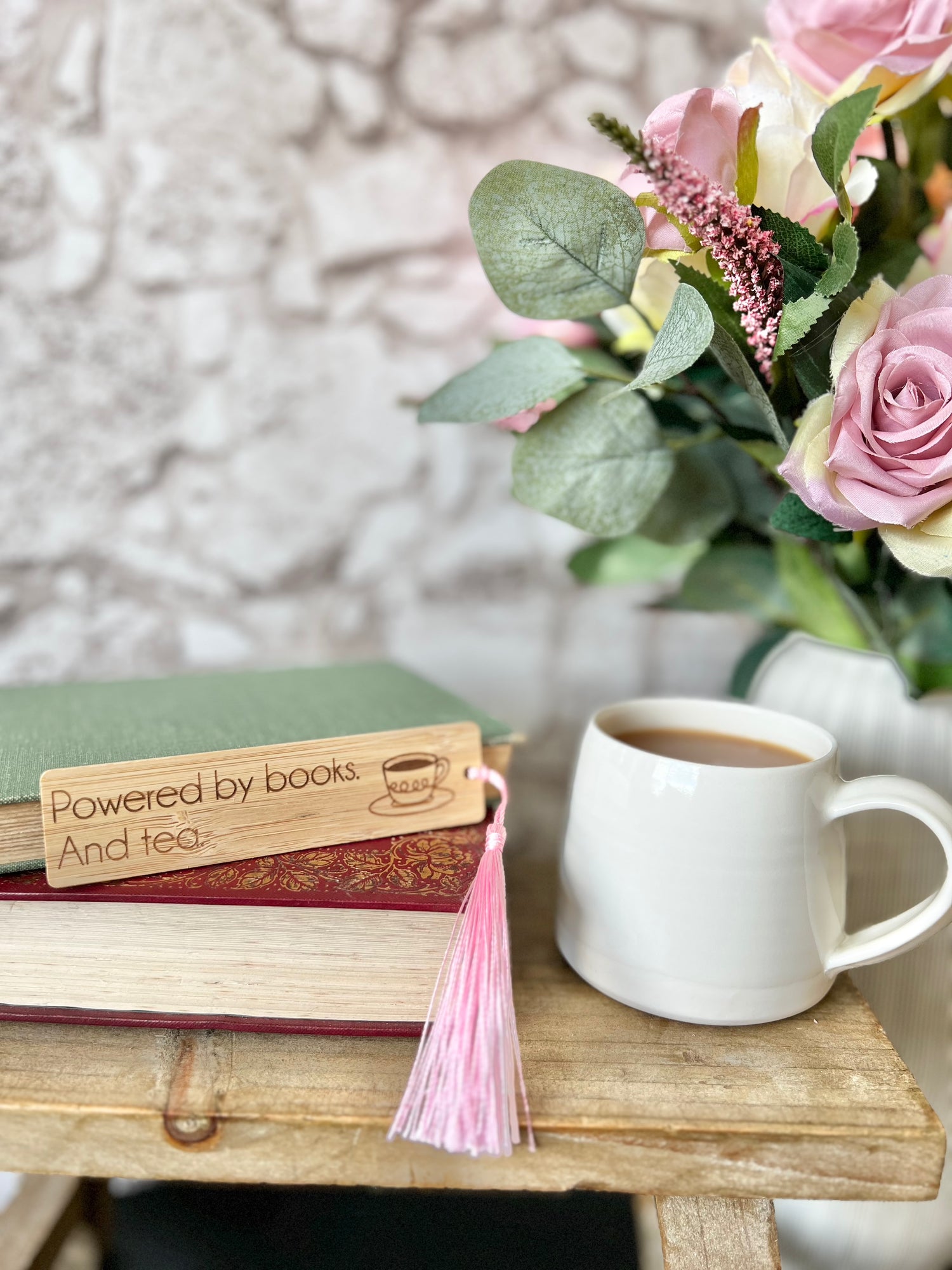 Engraved wooden bookmarks