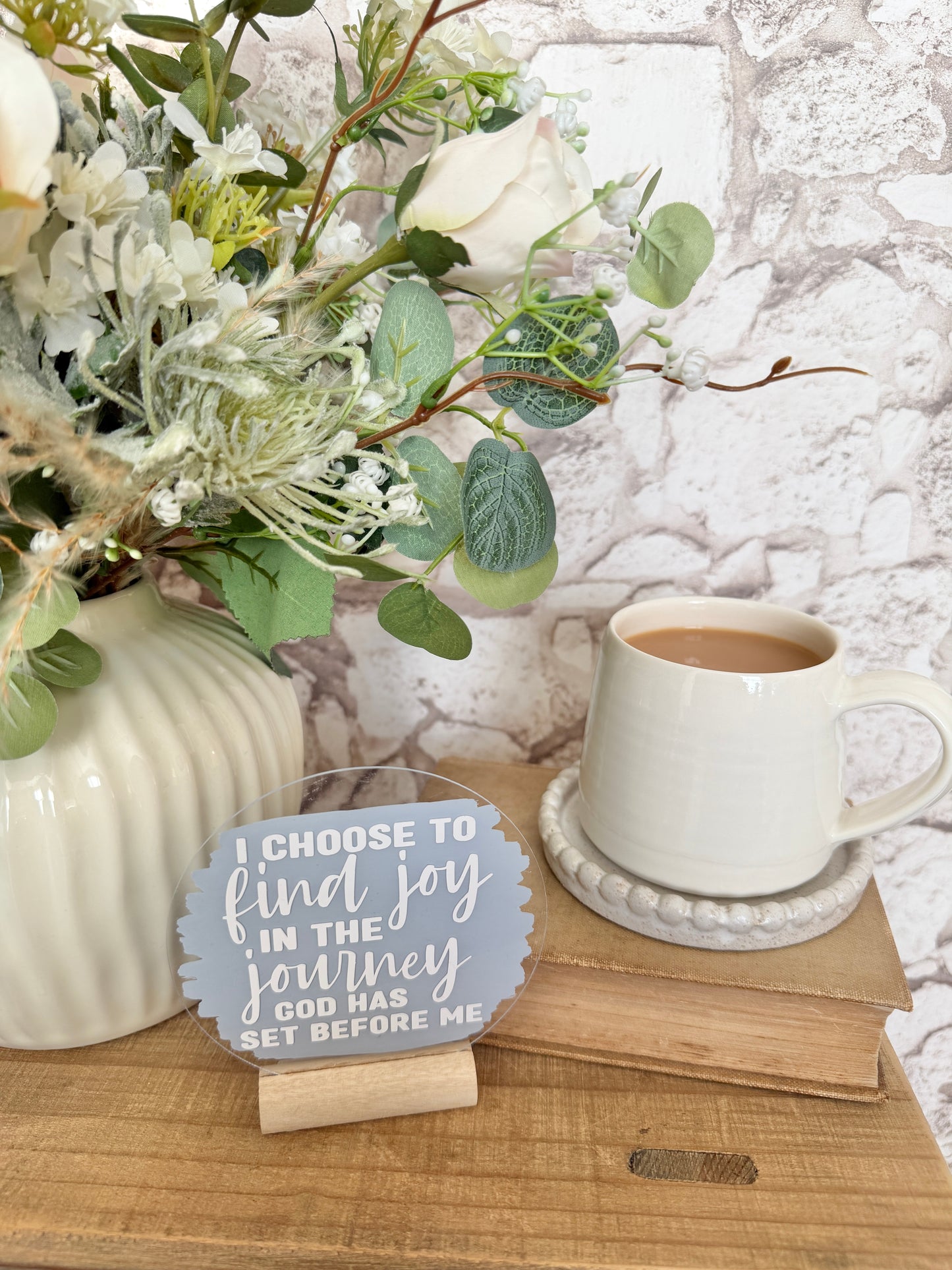I choose to find joy acrylic plaque
