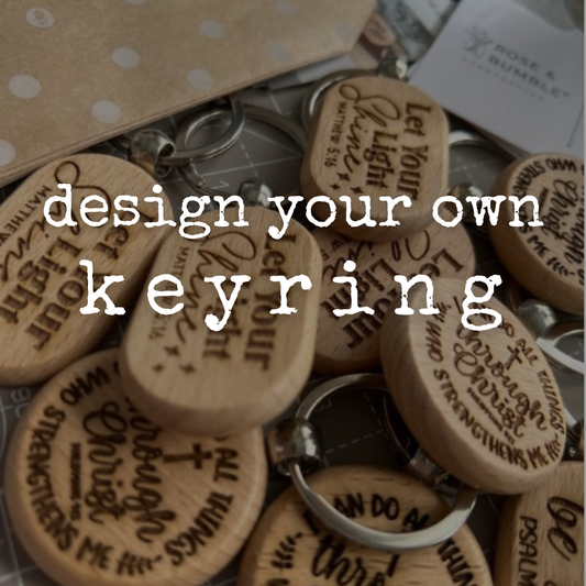 Design your own keyring - personalised