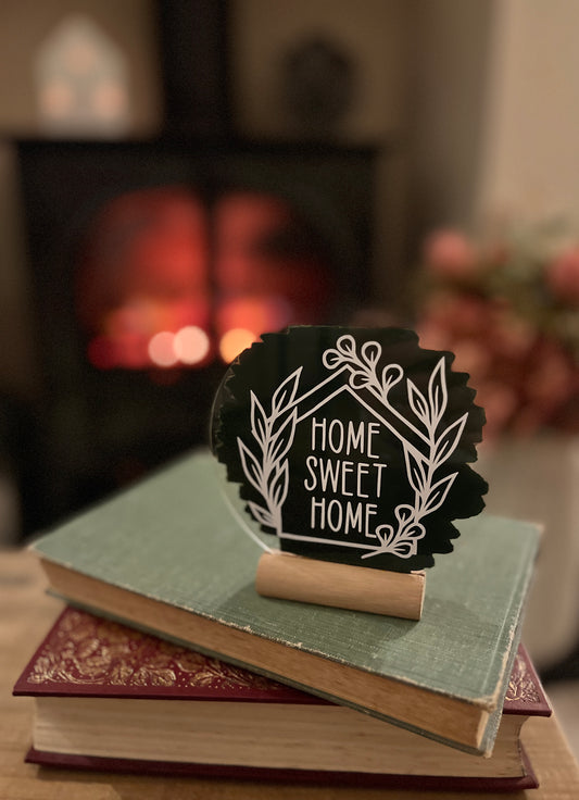 Home sweet home (house) acrylic plaque