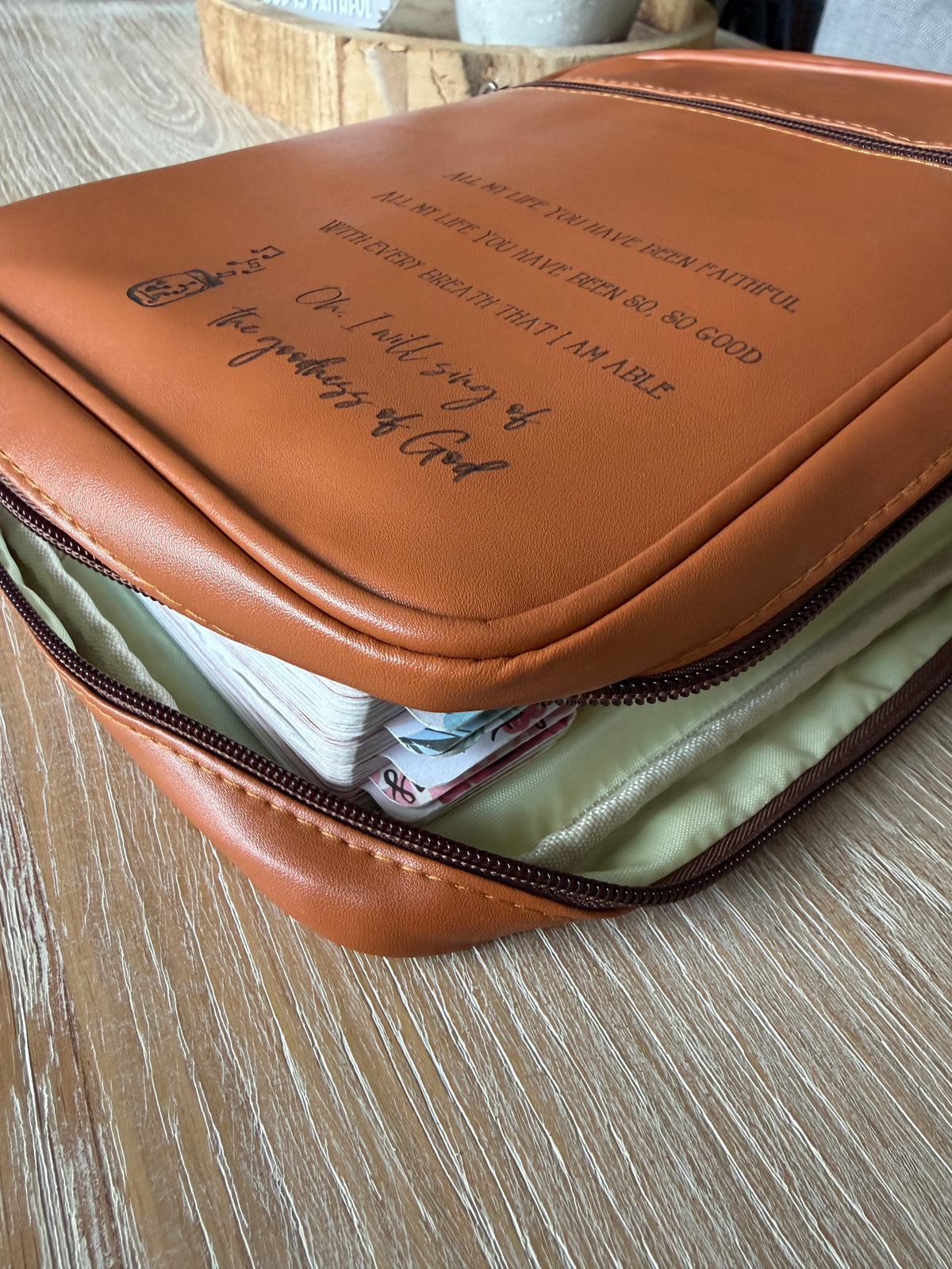 Goodness of God Bible Cover & Case | Tan
