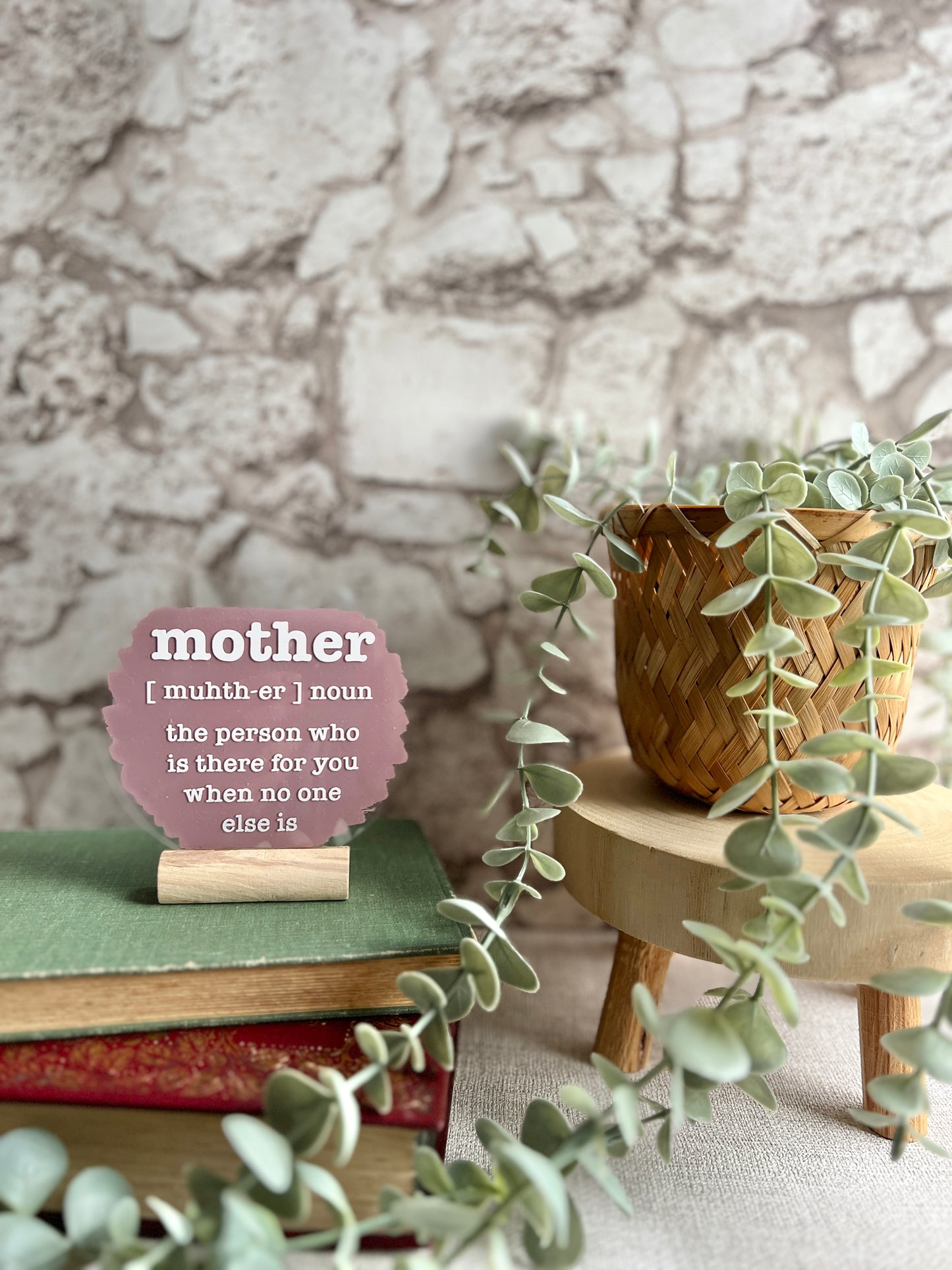 Mother definition acrylic plaque
