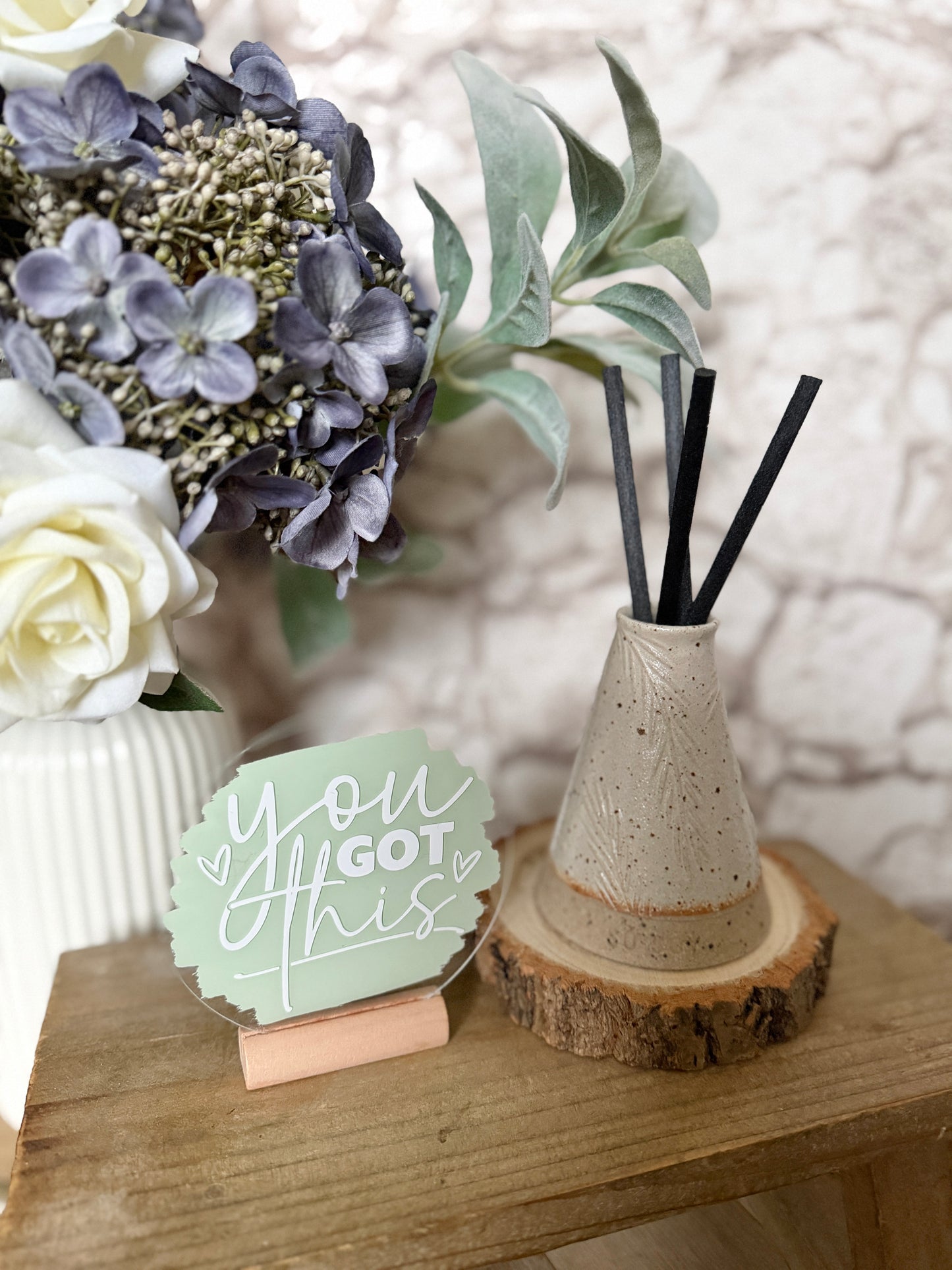 You got this acrylic plaque