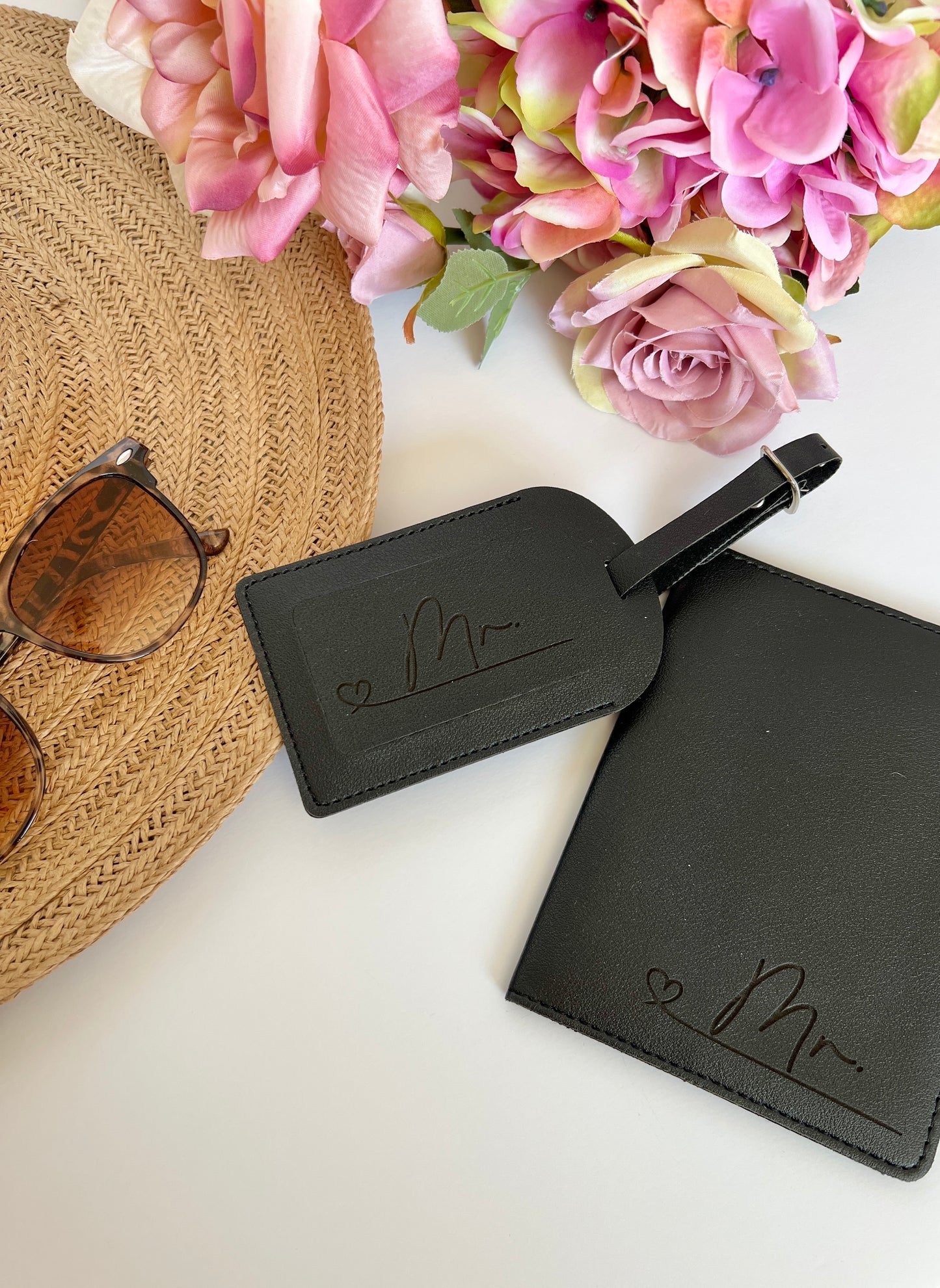 Passport cover & luggage tag set
