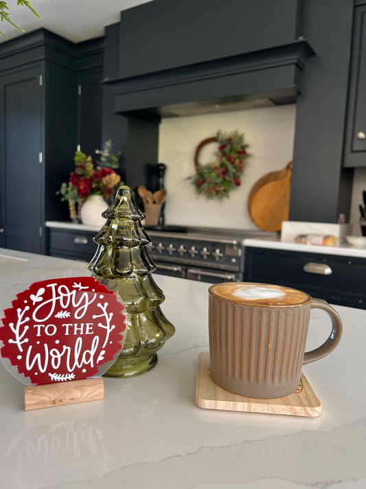 Joy to the world acrylic plaque