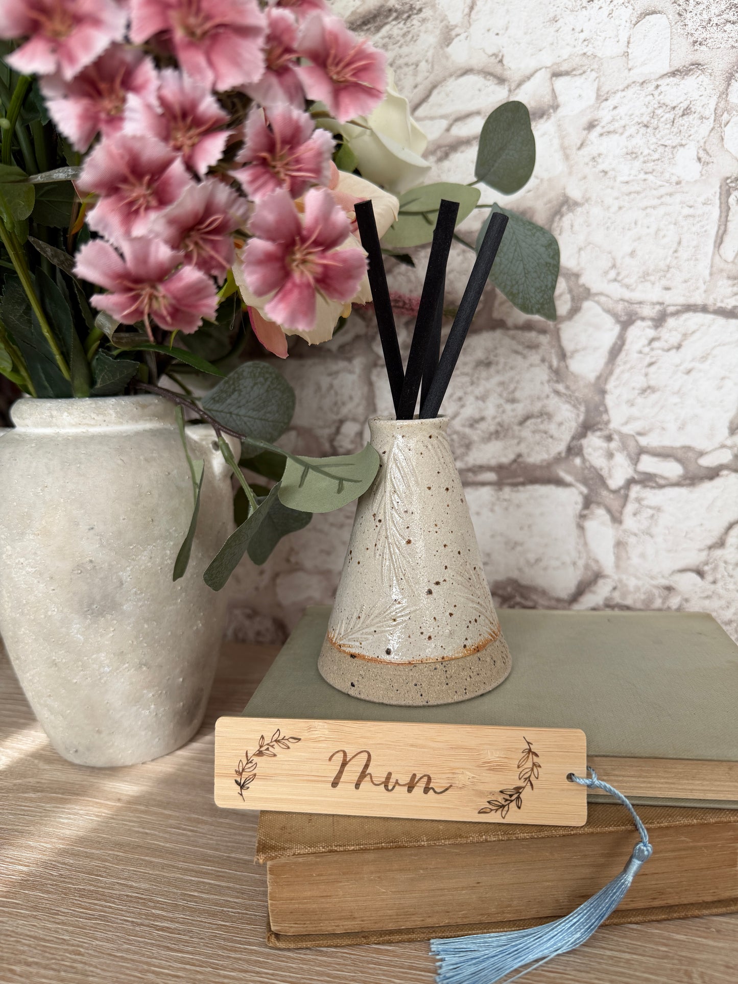 Mum wooden engraved bookmark