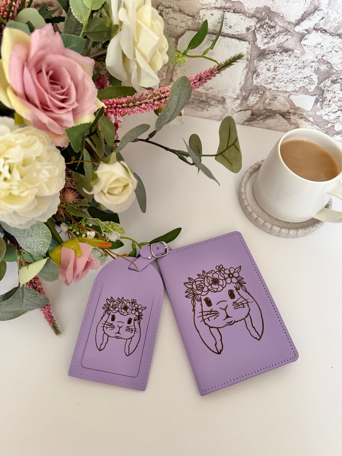 Passport cover & luggage tag set