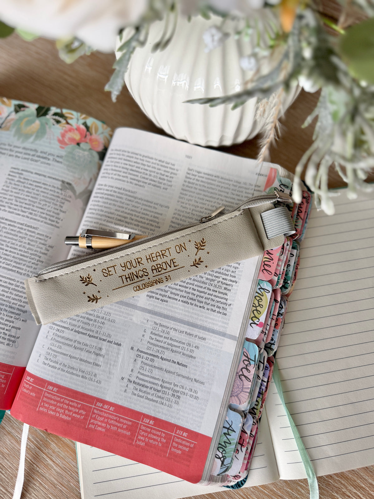 Pencil case (attachment for notebook, diary or Bible) – product view 8