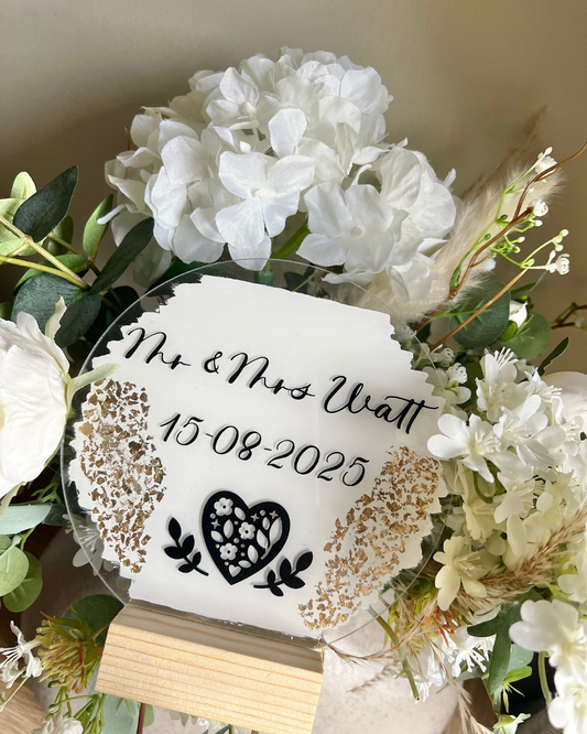 Design your own 6” acrylic plaque – Personalised