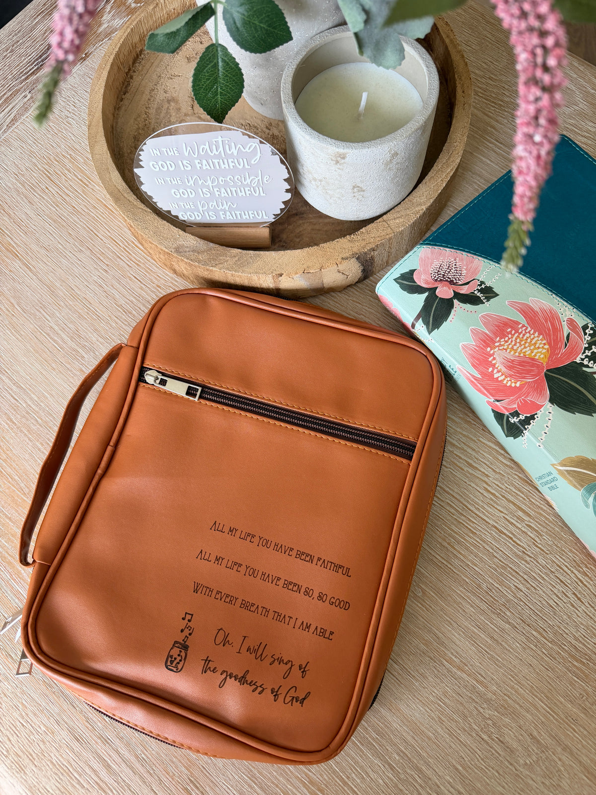 Goodness of God Bible Cover & Case | Tan