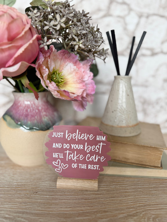 Do your best acrylic plaque