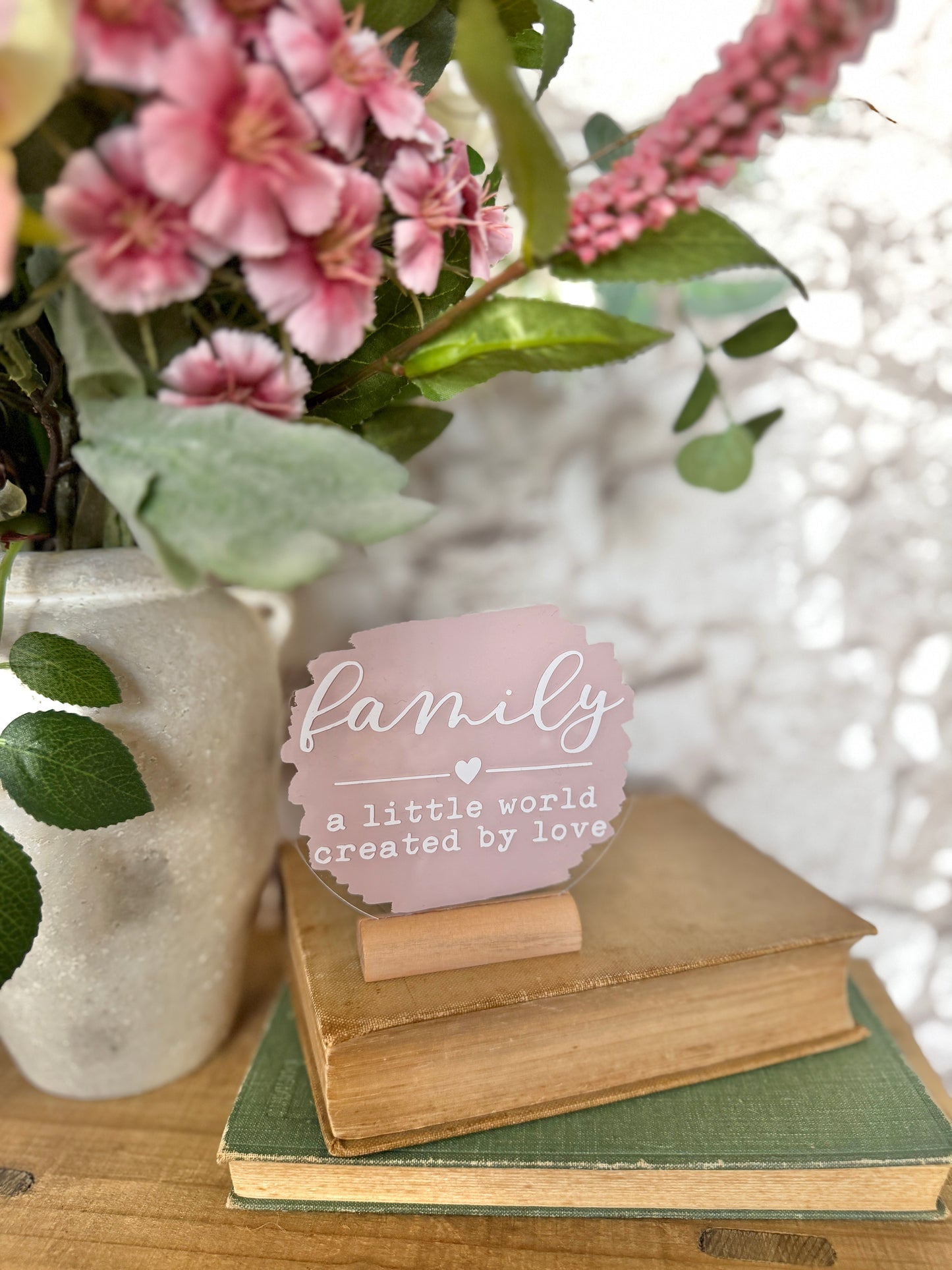 Family acrylic plaque