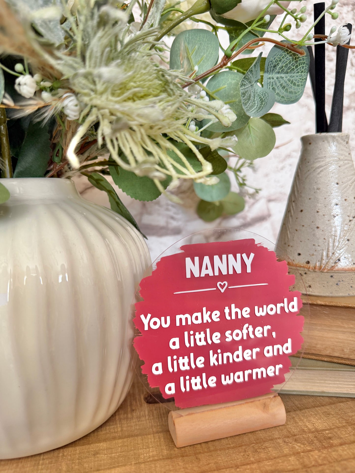 Nanny acrylic plaque
