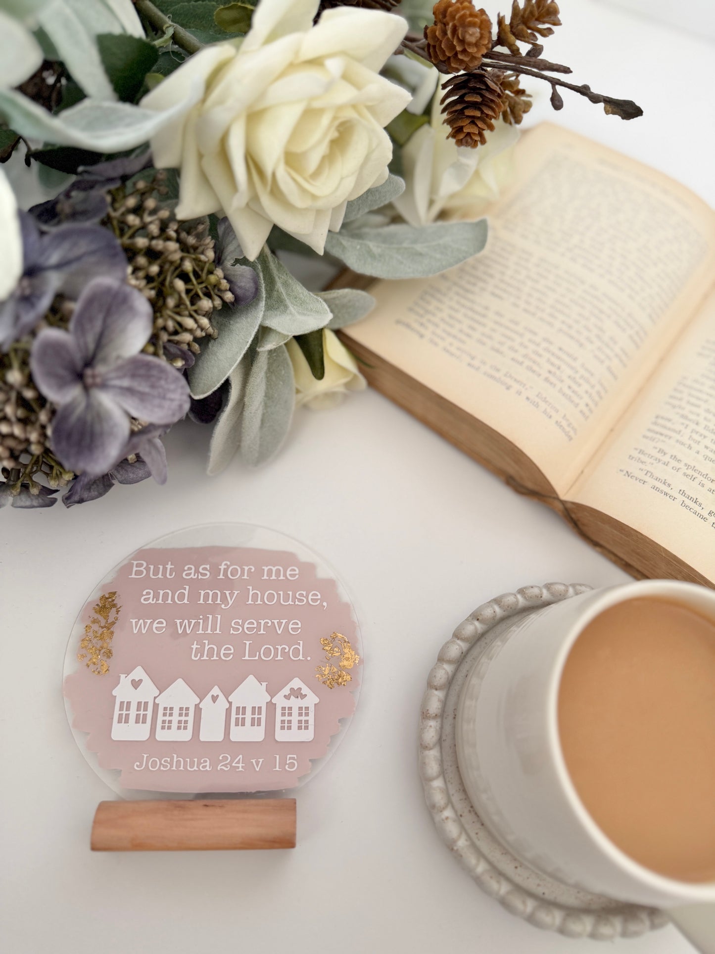As for me and my house acrylic plaque