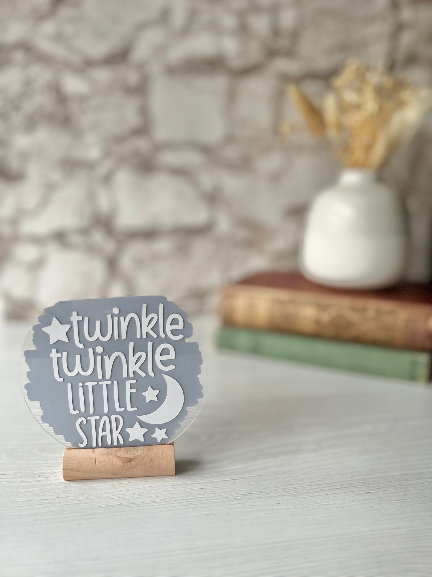 Twinkle twinkle little star acrylic plaque
