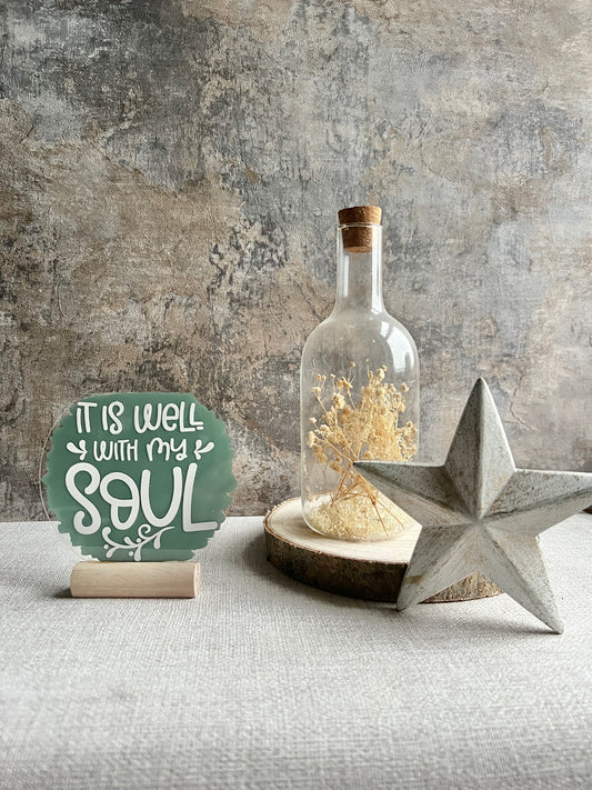 It is well with my soul acrylic plaque